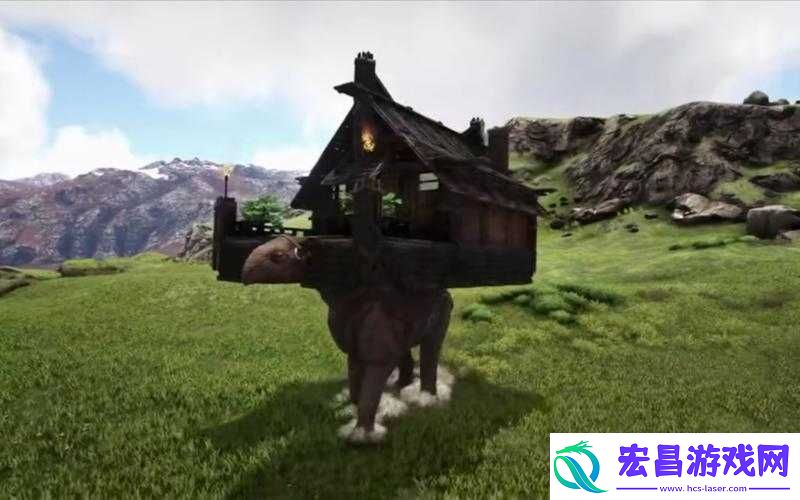 方舟生存进化中如何制作巨犀平台鞍