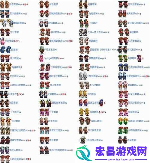 泰拉瑞亚中如何获取并评价让人眼熟的特色服装