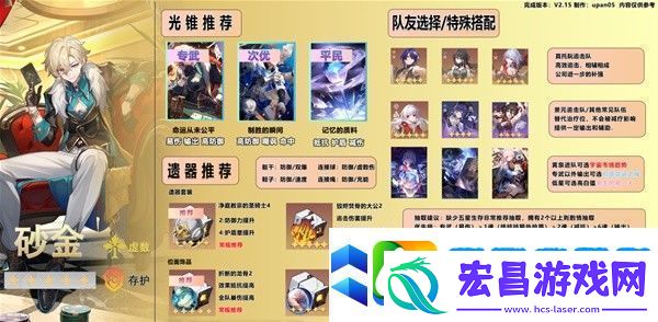 崩坏星穹铁道砂金培养攻略