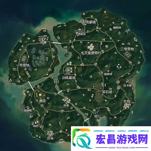 绝地求生刺激战场丛林地图资源分布揭秘