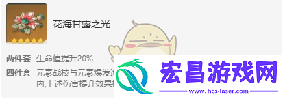 原神妮露圣遗物及词条选择搭配