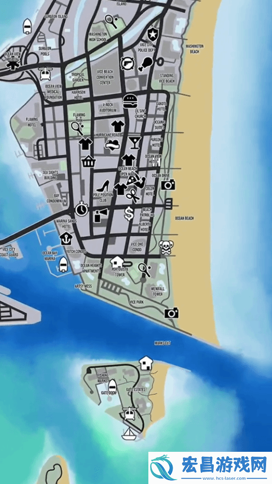 网络出现疑似GTA6详细地图