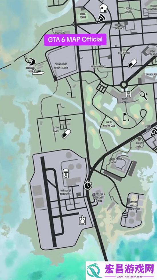 网络出现疑似GTA6详细地图