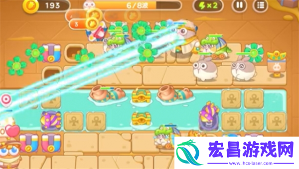 保卫萝卜4法老归来第3关攻略