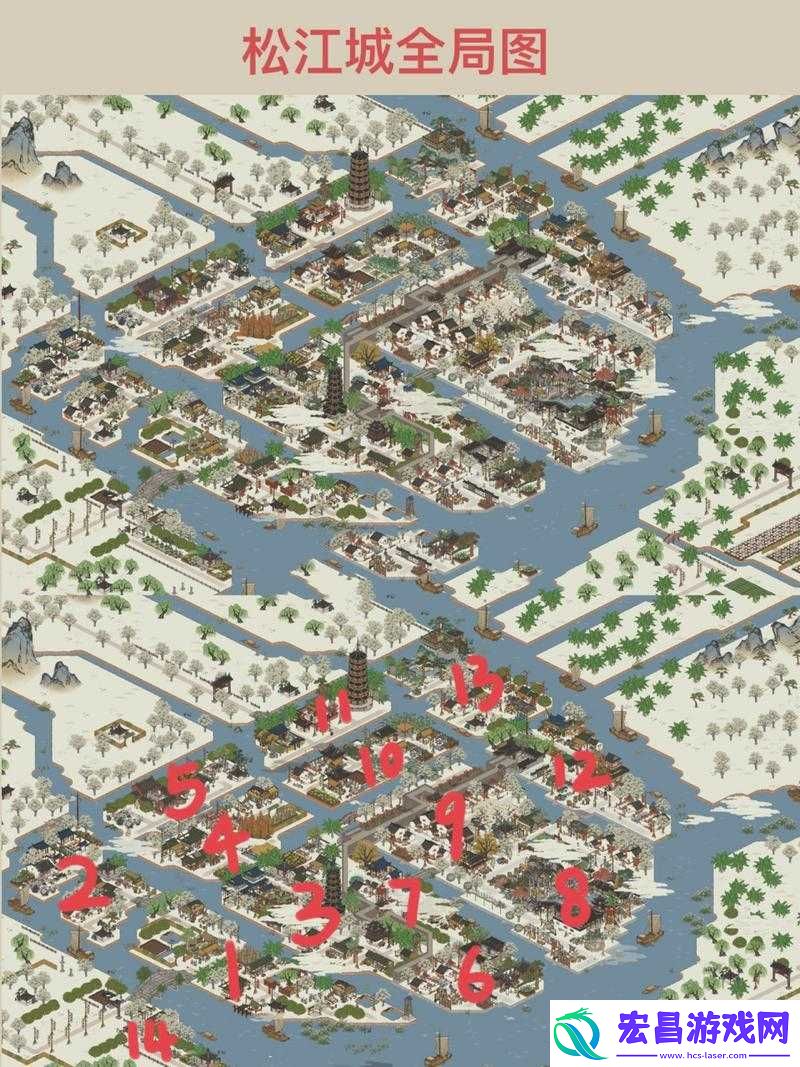 江南百景图松江府码头究竟藏身何处