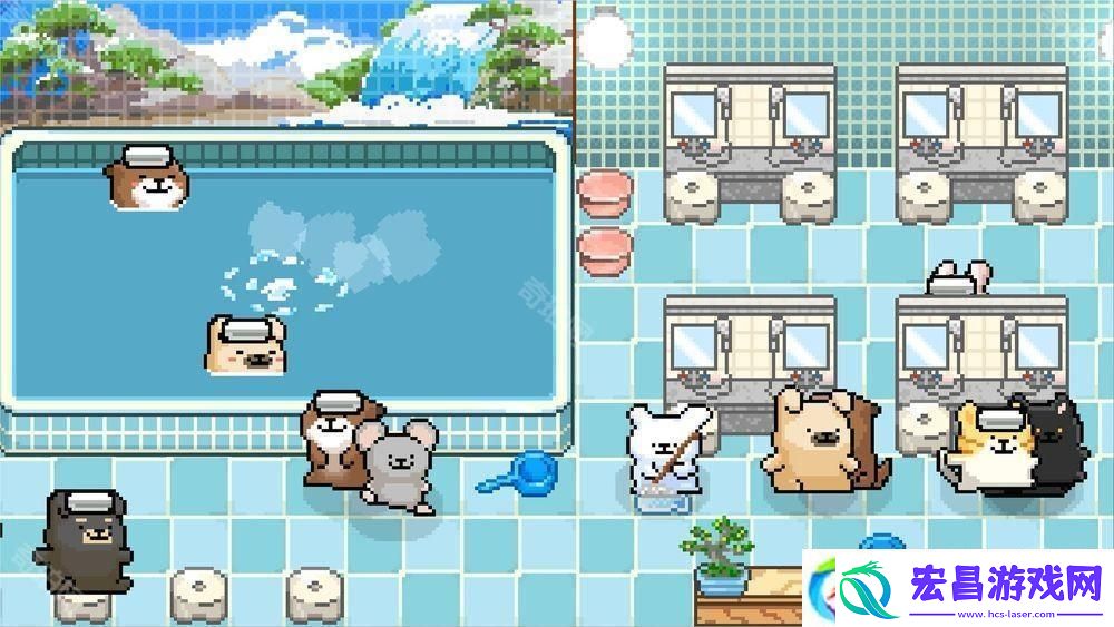 放置模拟新作动物温泉释出试玩版