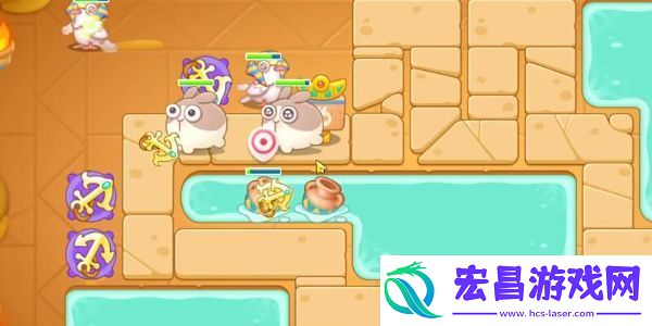 保卫萝卜4法老归来第17关攻略