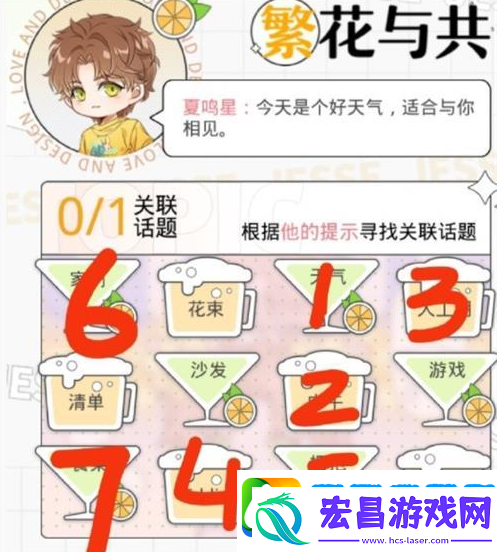 光与夜之恋繁华与共顺序是什么