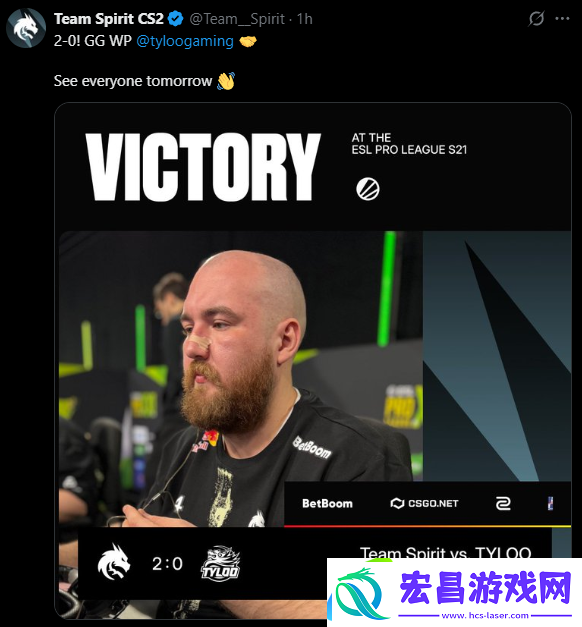 Spirit击败TYLOO赛后动态合集