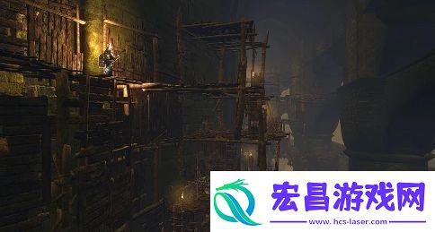 黑暗之魂病村场景只用十块木头素材重复搭建而成
