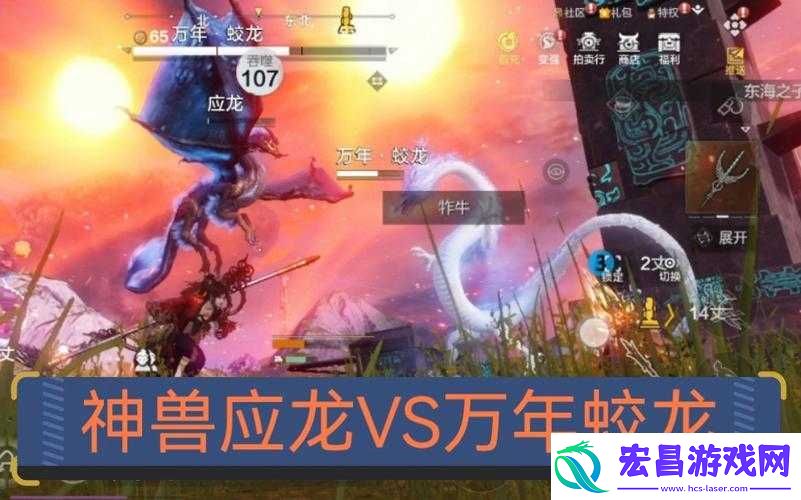 妄想山海中如何击败神兽应龙