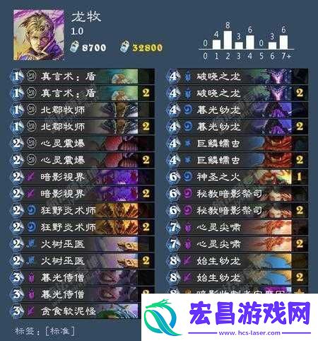 炉石传说拉斯塔哈恶毒龙牧新版强势归来