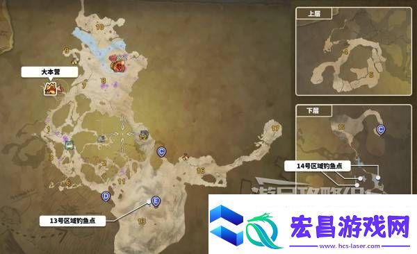 怪物猎人荒野钓鱼点位置及可钓鱼类一览
