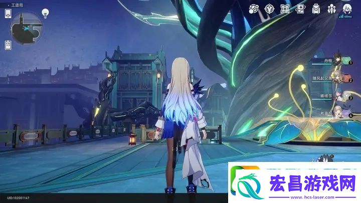 崩坏星穹铁道工造司右下角道路