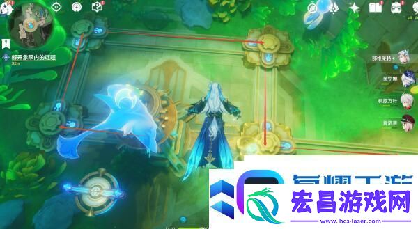 原神藻海的寻踪流星的投矛攻略