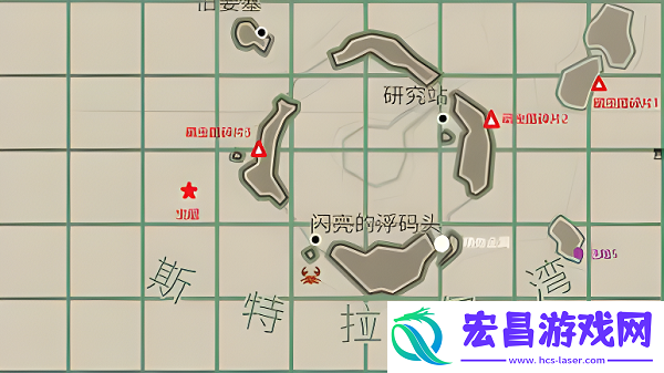 渔帆暗涌梭子鱼位置一览