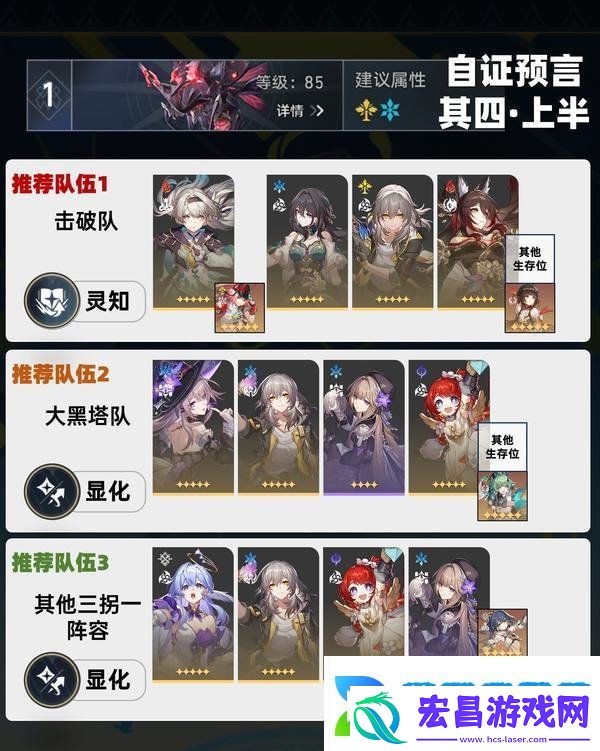 3.1虚构叙事自证预言阵容怎么推荐