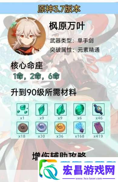 原神万叶武器精选指南