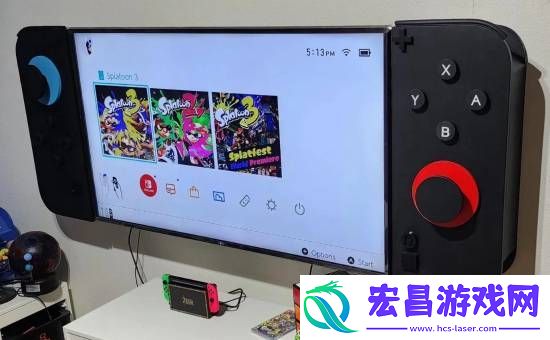 满满的亲情！玩家为儿子制作超逼真NS2造型电视柜