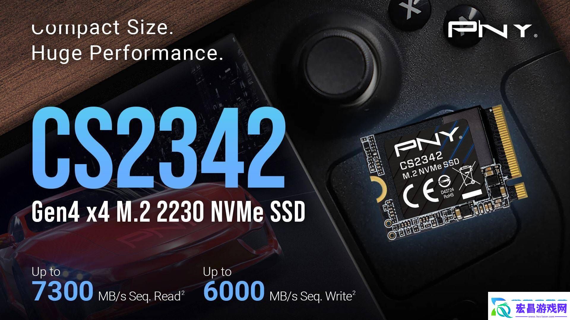 2230固态硬盘CS2342-专为掌机设计-读取速度高达7300MB/s