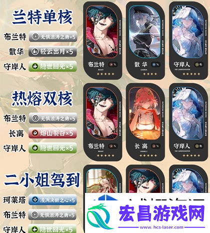 鸣潮布兰特怎么配队