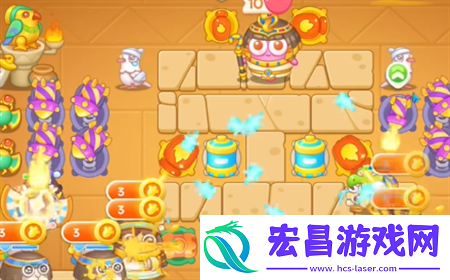 保卫萝卜4法老归来第116关过关攻略