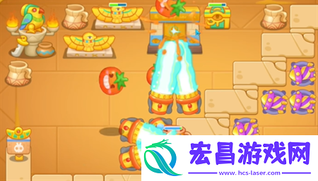 保卫萝卜4法老归来第112关过关攻略