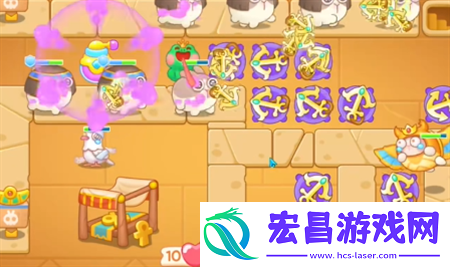 保卫萝卜4法老归来第113关通关详解