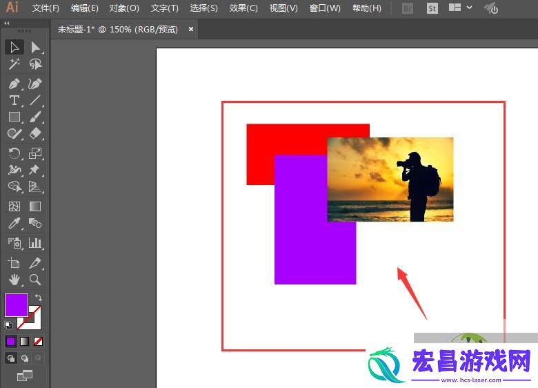 Illustrator【AI】如何调整图层间的顺序