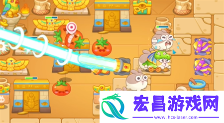 保卫萝卜4法老归来第112关过关攻略