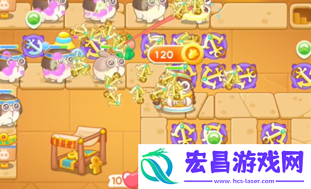 保卫萝卜4法老归来第113关通关详解
