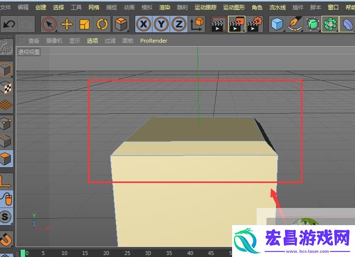 C4D制作屋顶建筑突出棱角模型设计