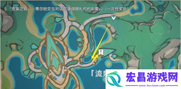 灼灼彩菊采集路线