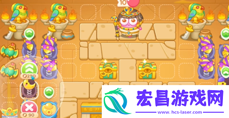保卫萝卜4法老归来第116关过关攻略