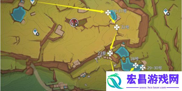 灼灼彩菊采集路线