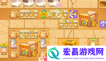 保卫萝卜4法老归来第113关通关详解