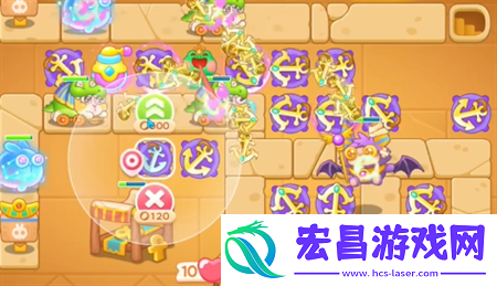 保卫萝卜4法老归来第113关通关详解