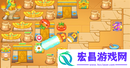 保卫萝卜4法老归来第112关过关攻略