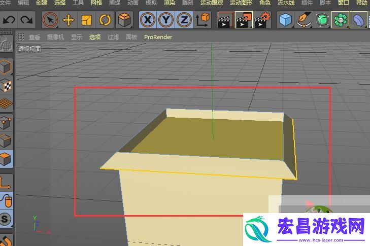 C4D制作屋顶建筑突出棱角模型设计