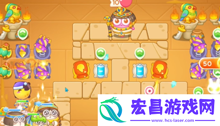 保卫萝卜4法老归来第116关过关攻略