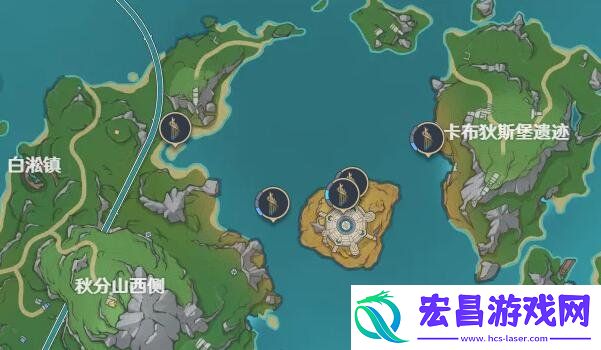 4.2谐律簧管解谜宝箱位置分布图