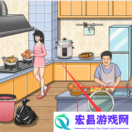 疯狂梗传找出厨房的不干净通关攻略