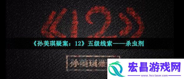 孙美琪疑案12五级线索杀虫剂在哪