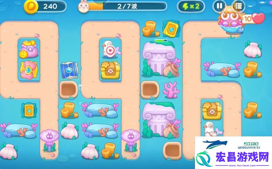 保卫萝卜4海的闺女第101关攻略