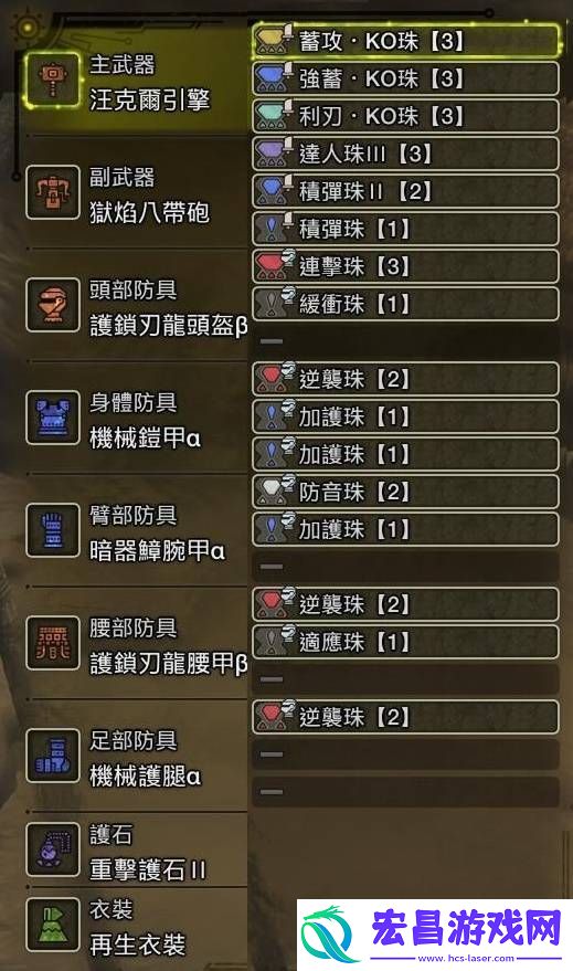 大锤毕业配装攻略