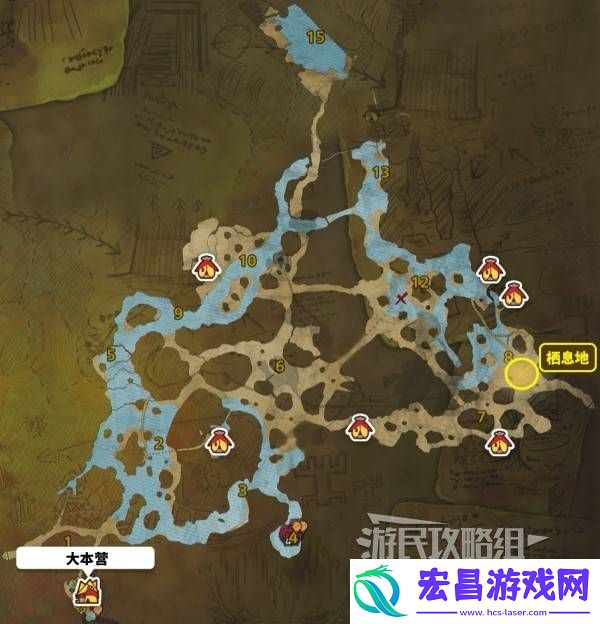大回复蜜虫捕获路线
