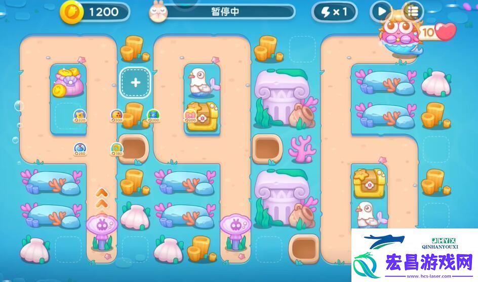 保卫萝卜4海的闺女第101关攻略
