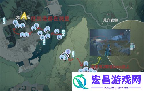 矿石分布位置一览