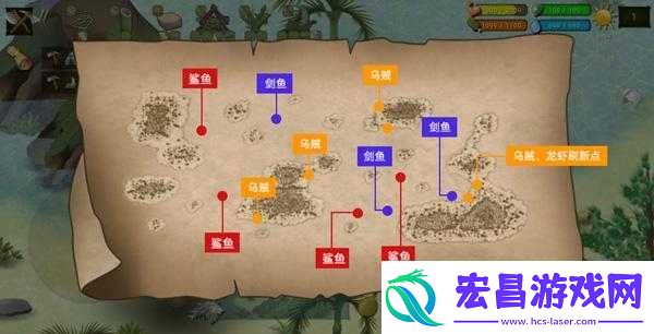 挨饿荒野帕劳群岛生存攻略！救命干货地图+动物分布必存清单