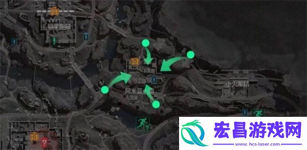 长弓溪谷地图物资一览
